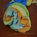 Customed Spun Polyester Printed Scarf Fabric